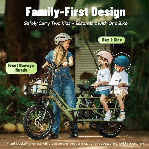 Fafrees FF20 CUV Electric Cargo Bike, 250W Motor, 48V 24Ah Fafrees FF20 CUV Electric Cargo Bike, 250W Motor, 48V 24Ah